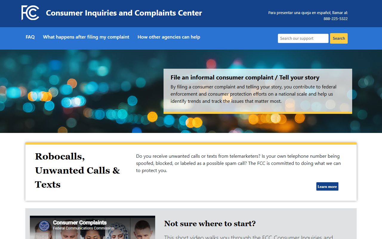 Shelby FCC complaint source for spoofing and robocalls